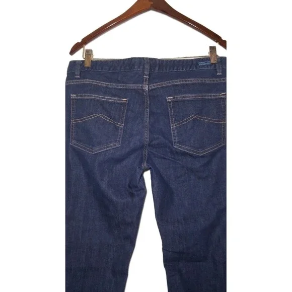 Patagonia Womens Denim Jeans 29 Dark Wash Blue Straight Mid Rise Organic Cotton - Picture 6 of 11